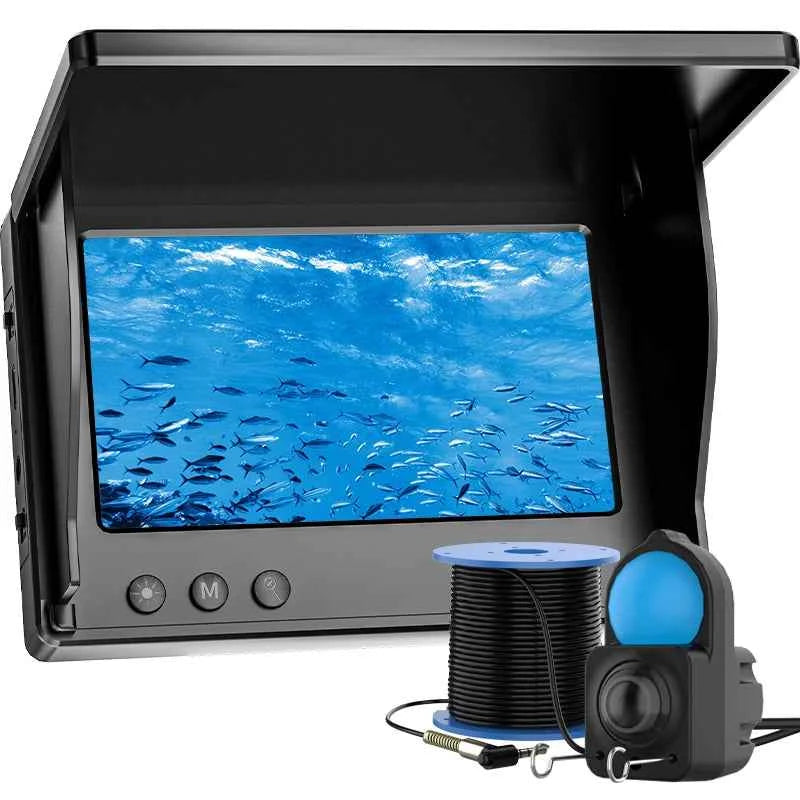 Fish Finder IP68 Waterproof Underwater Fishing Camera With Monitor Portable With Night Vision