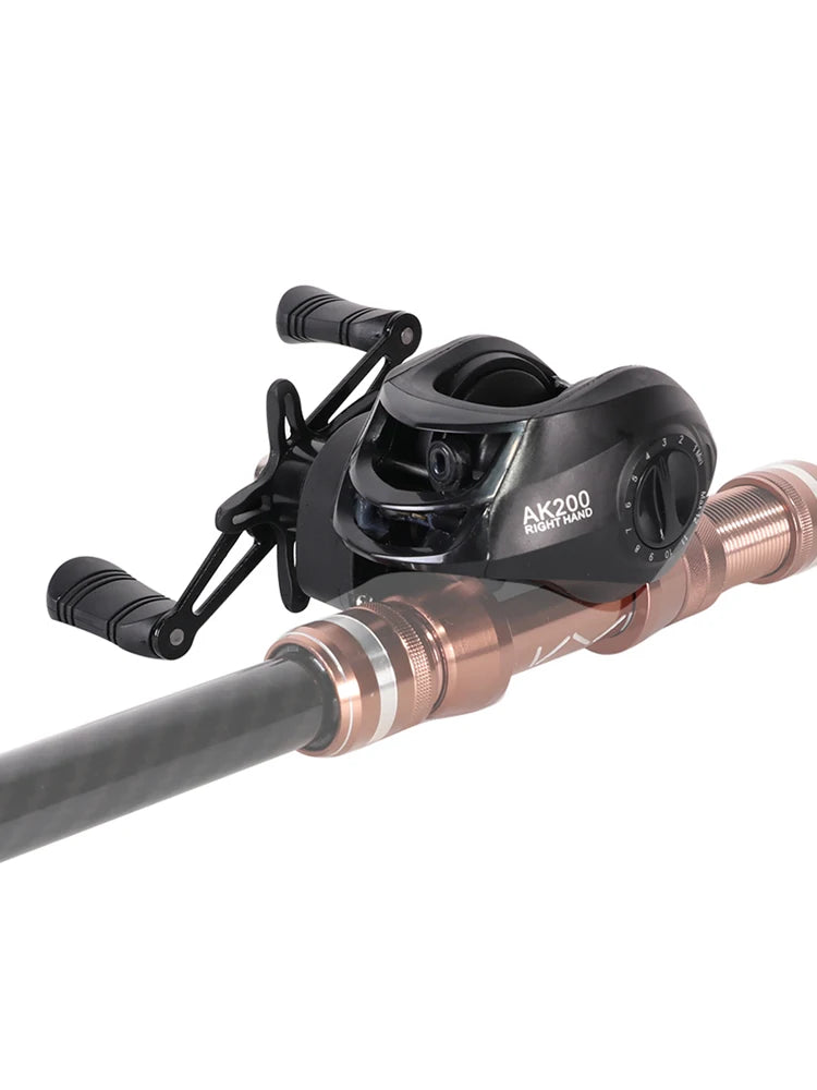 Baitcasting Reels 7.2/1 Gear Ratio Max Drag 10kg Saltwater Freshwater 18+1BB