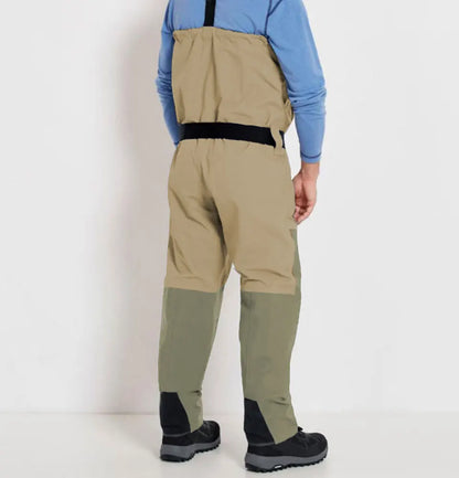 Breathable Convertible Chest Waist Fly Fishing Waders with Zipper Drake Anglers Wading Pants Lightweight stockingfoot for Men