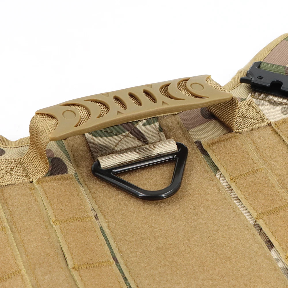 Tactical Dog Harness Leash Set for Large Dogs Military Harnesses