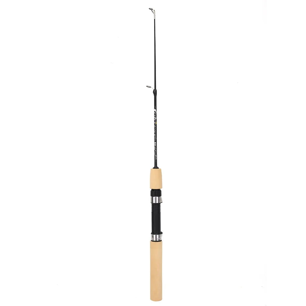 60/80/100cm Ice Fishing Pole Portable Carbon Fish Pole Light Weight