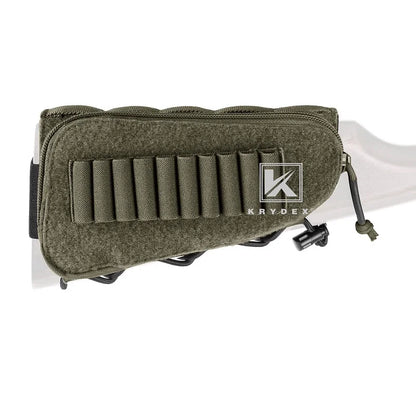 KRYDEX Tactical Rifle Stock Pack For Right Hand Cheeck Pad Buttstock
