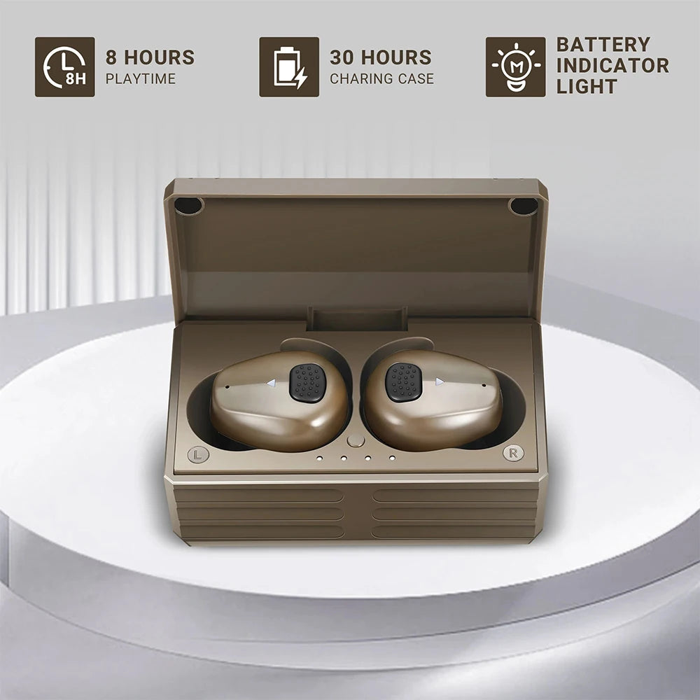 Electronic Anti-Noise Communication Entertainment Earplugs, Maintenance & Gun Range Noise Canceling Hearing Protection Headset