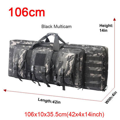 LQARMY 32 38 42 48 inch Double Rifle Case  Airsoft Gun Case