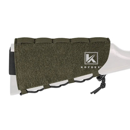 KRYDEX Tactical Rifle Stock Pack For Right Hand Cheeck Pad Buttstock