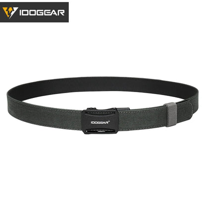 IDOGEAR Tactical Ratchet Belt 1.25” EDC Gun Belt Heavy-Duty Nylon CCW Belts