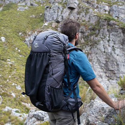 Naturehike Outdoor Mountain Backpack 60+5L Waterproof High Capacity With Rain Cover