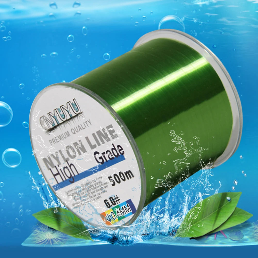 500M Super Strong Fishing Line Abrasion Resistant 18-90LB Braided Fishing Line Nylon Line for Saltwater and Freshwater