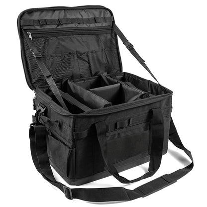 30L Camping Cooking Utensil Organizer Large Capacity Car Trunk Storage Bag Detachable Multifunctional Camping Stove Storage Case