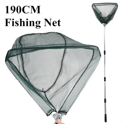 190cm 130cm 55cm Telescopic Landing Net Folding Fishing Pole Extending