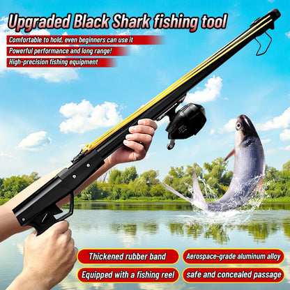 Fishing Slingshot Rod with Reel   Aluminum  Fishing Device