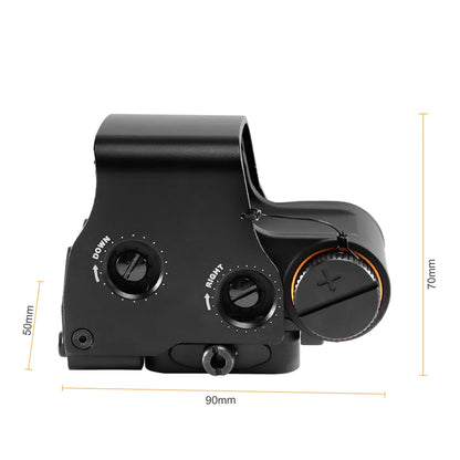 551 552 553 558 Red Green Dot Holographic Sight Scope Hunting Reflex Sight Riflescope 20mm Mount