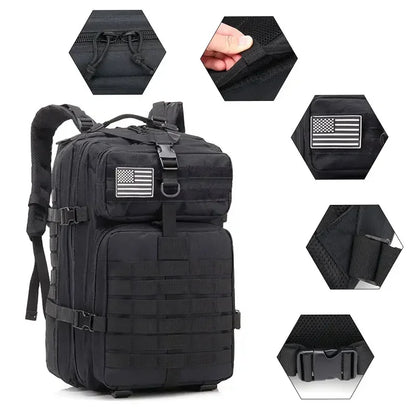 45L Man Hunting Tactical Backpacks Outdoor Traveling Trekking  Bags Outdoor 3P School Pack EDC Molle Pack for Hiking Bag