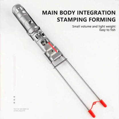 1-5pcs Automatic Fishing Rod bracket holders Stainless Steel pole stand Support double spring