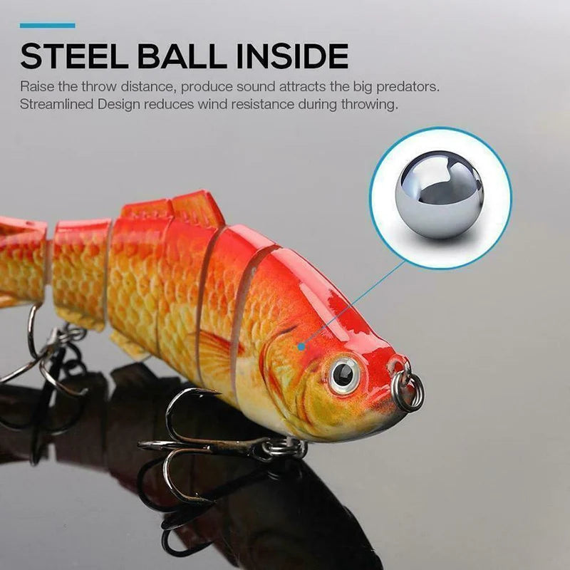 5pcs Bionic Lures random color Realistic fish shape Fishing Bait : for All Kinds of Fish