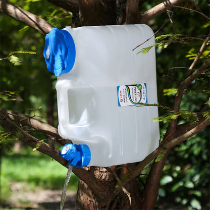 10/11/12L Drinking Water Container with Spigot Leakproof Camping Water Tank Large Capacity