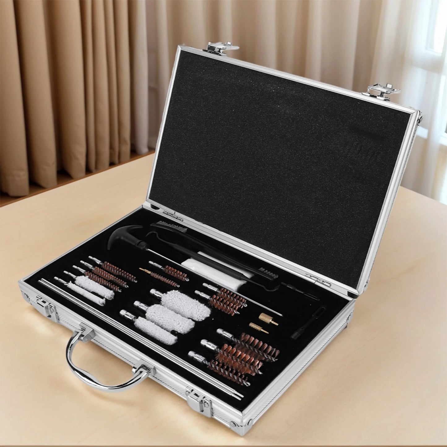 Gun Cleaning Kit Gun Cleaner Set Gun Brush Pipe Cleaning Tools Kit Barrel Brush Tool for Hunting and Gun Maintenance