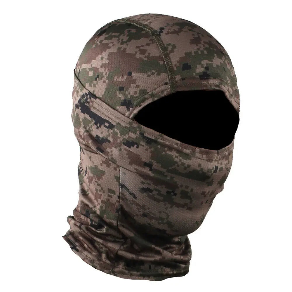 Tactical Fishing Balaclava Hood Full Face Mask Scarf Neck Gaiter