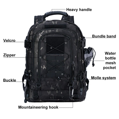 Tactical Backpack Military Army Daypack Assault Pack for Men Molle Backpacks