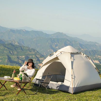 2-4 Person Camping Windproof Tents, Easy To Set Up, lightweight ,,Suitable For Family Travel, Outdoor Camping