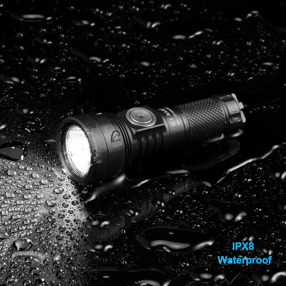 Professional Outdoor Flashlight   450 meters USB TYPE