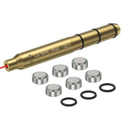 9MM/38SPL Red Laser Boresighter Cartridge Dot Sight