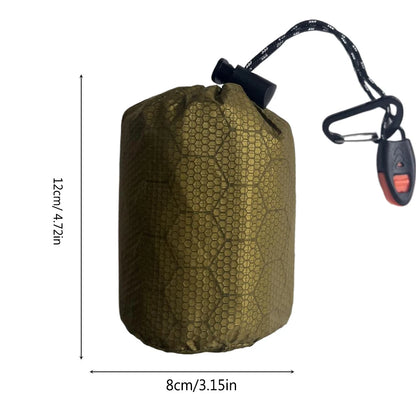 2-5PCS Waterproof Thermal Emergency Sleeping Bag Portable Bivy Sack Survival Blanket Bags Windproof for Camping Hiking Outdoor