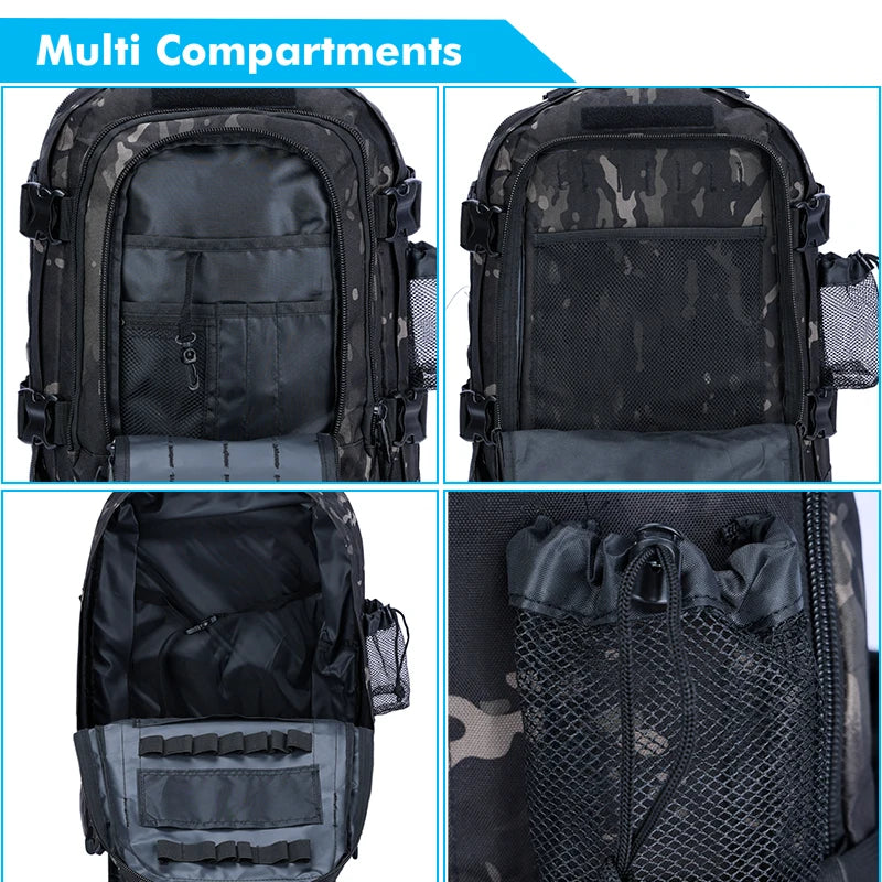 Tactical Backpack Military Army Daypack Assault Pack for Men Molle Backpacks