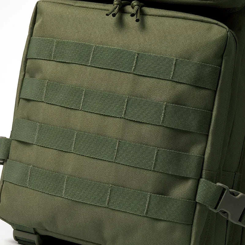 45L tactical backpack for outdoor sports hiking climbing travel with bottle holder