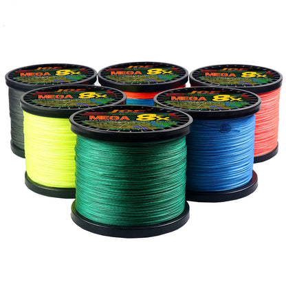 New 8 Strands PE Fishing Line Predatory Braided Wires 100M 300M 500M 1000M Multifilament Sea Carp Lines Durable Smooth Tackle