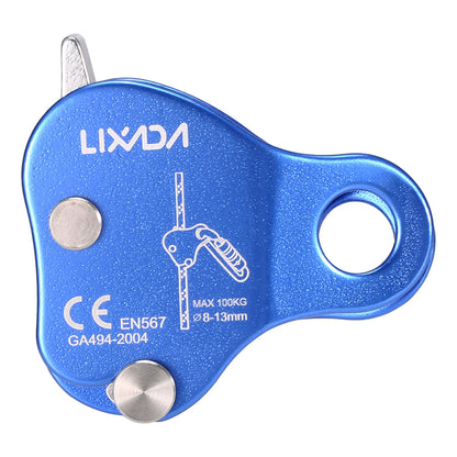 Climbing Ascender Lixada Climbing Protective Ascender 220LB Climbing  Device Rope Grip Outdoor Climbing Rigging 8-13MM Rope