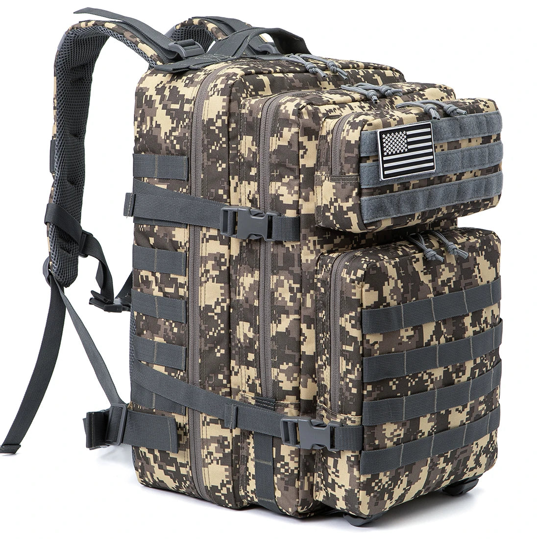 45L Tactical Fishing Backpack Large 3 Day Outdoor Rucksack Hiking