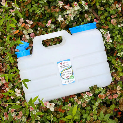 10/11/12L Drinking Water Container with Spigot Leakproof Camping Water Tank Large Capacity