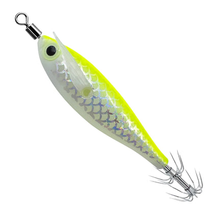 Luminous Squid Hook Squid Fishing Lure with 3D Eyes
