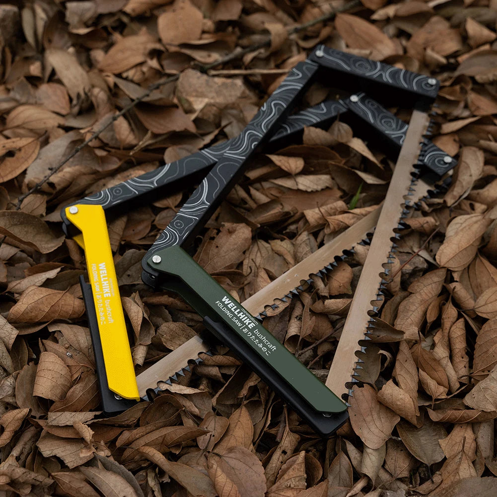 Folding Saw with Storage Bag Portable Wood Saw Aluminum Alloy Camping