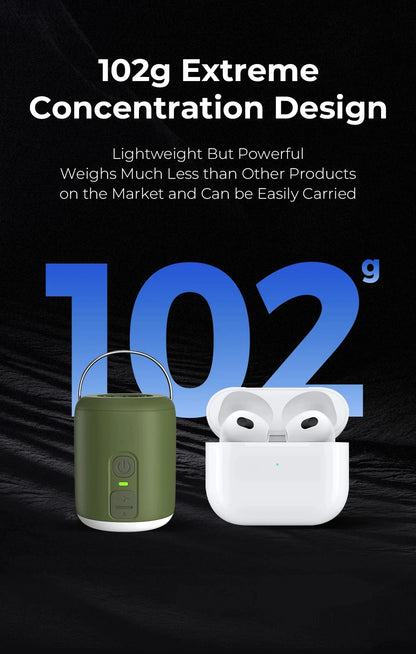 WESTTUNE Tiny Air Pump  4.5kPa  with Magnetic Design for Inflatable Air Mattress Sleeping Pads