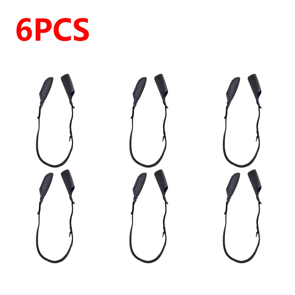 1-10PCS Fishing Rod Protection Sleeves Luya Bundle Rod Belt Adjustable