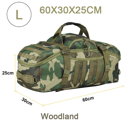 LQARMY 30L 45L 80L Sport Travel Bag for Camping Hunting Fishing