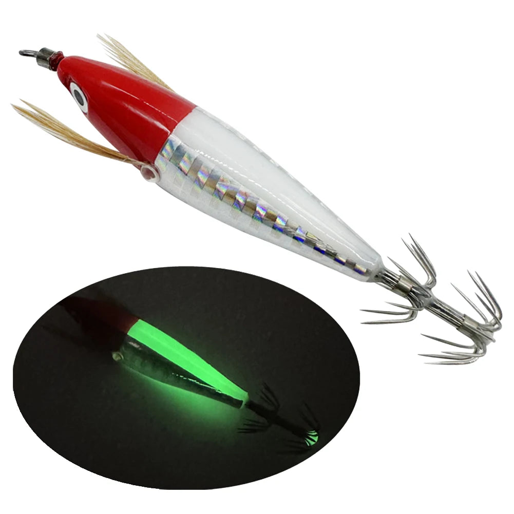 Luminous Fishing Bait Octopus Cuttlefish Fishing Bait Squid Hook Lure