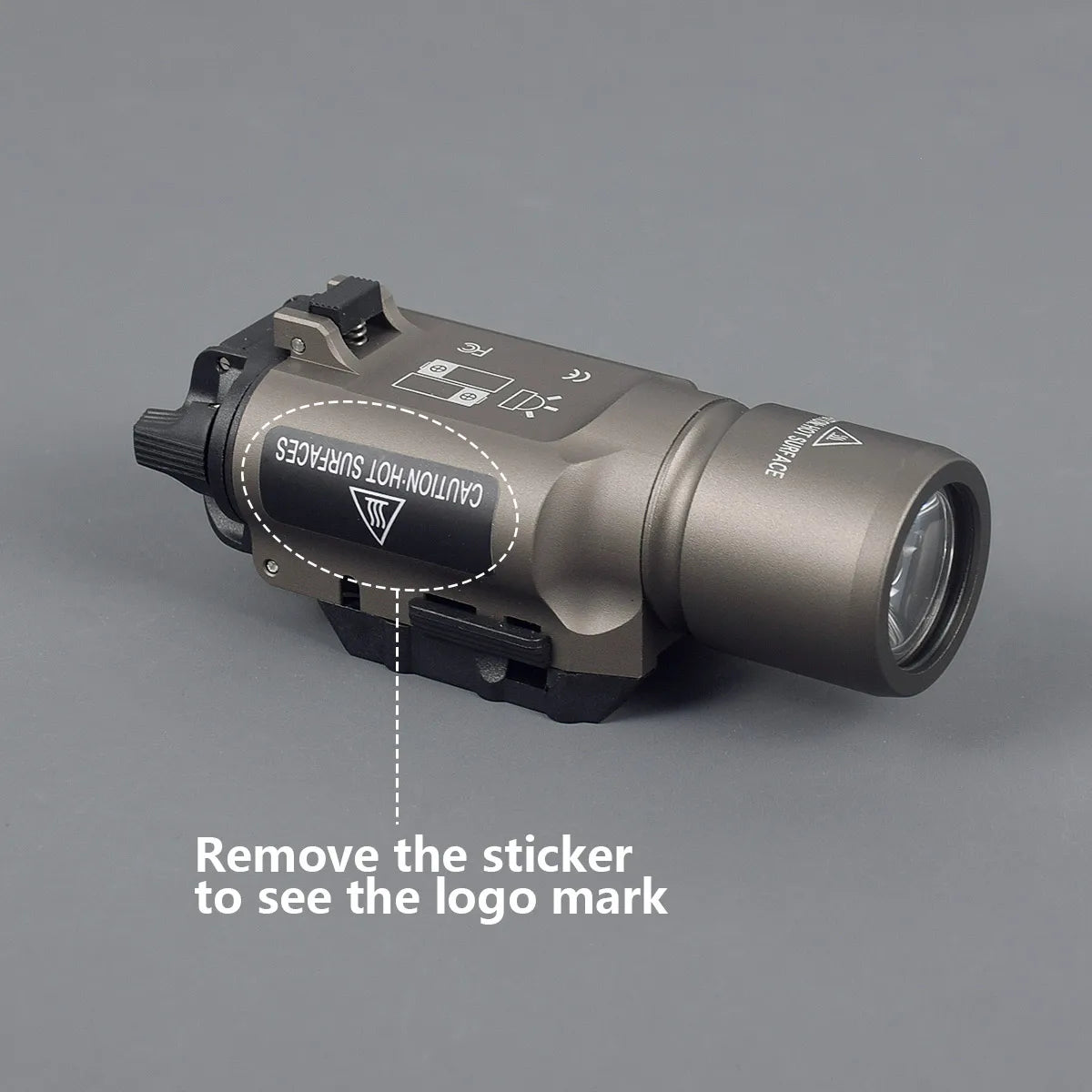 Tactical SureFire LOGO X300 Ultra XH35 X300UH-B Weapons Gun Light Lanterna Torch For Airsoft Pistol G17 G18 G19 G22 20mm Rail