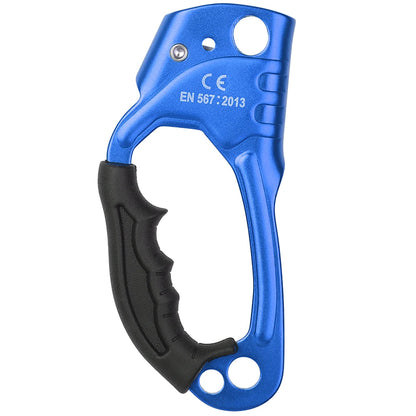 Hand Ascender Vertical Rope Ascender Rock Climbing Equipment 140kg Bearing Capacity