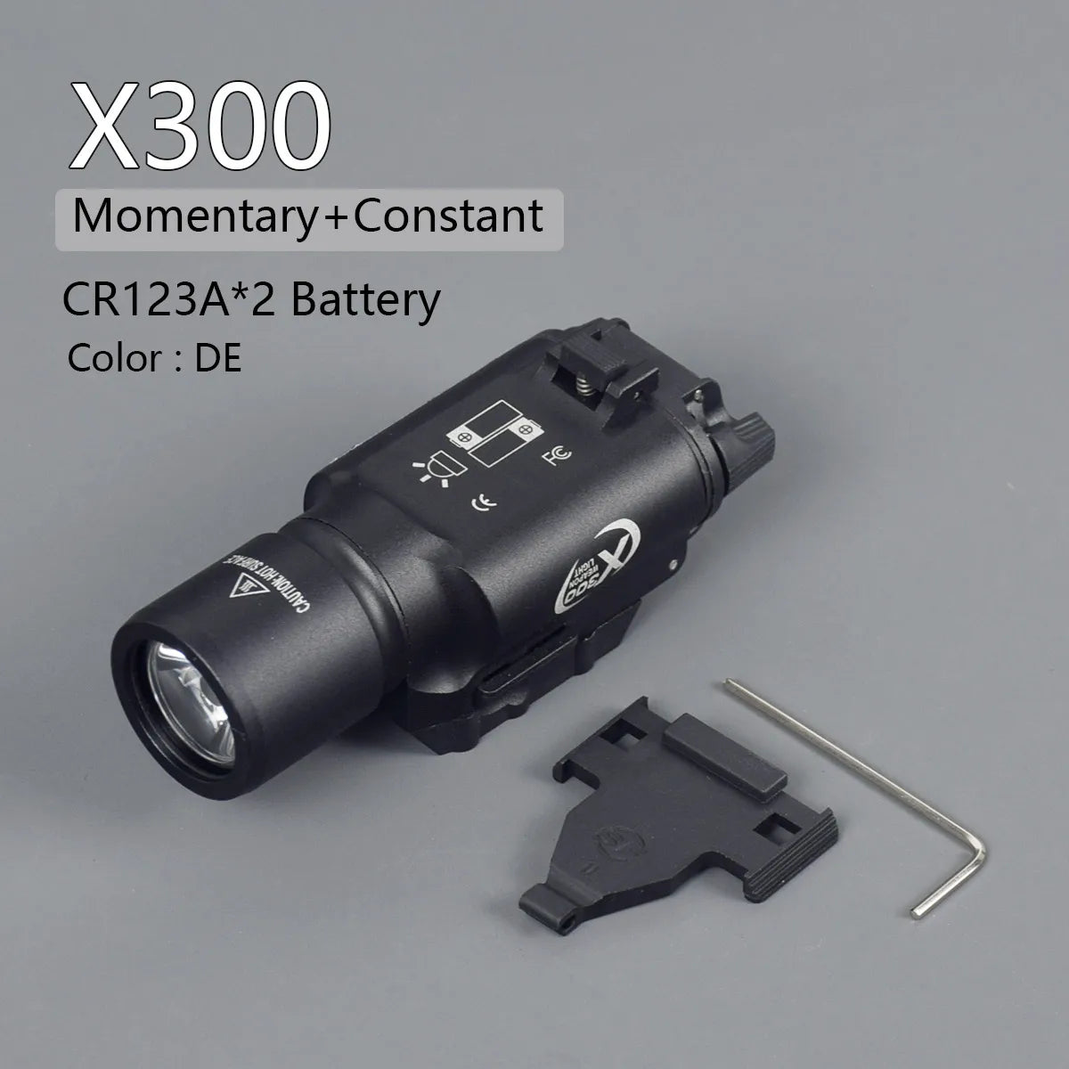 Tactical SureFire LOGO X300 Ultra XH35 X300UH-B Weapons Gun Light Lanterna Torch For Airsoft Pistol G17 G18 G19 G22 20mm Rail