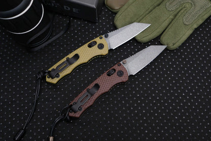 BM 290 model outdoor small knife, multifunctional folding knife, outdoor camping and fishing,