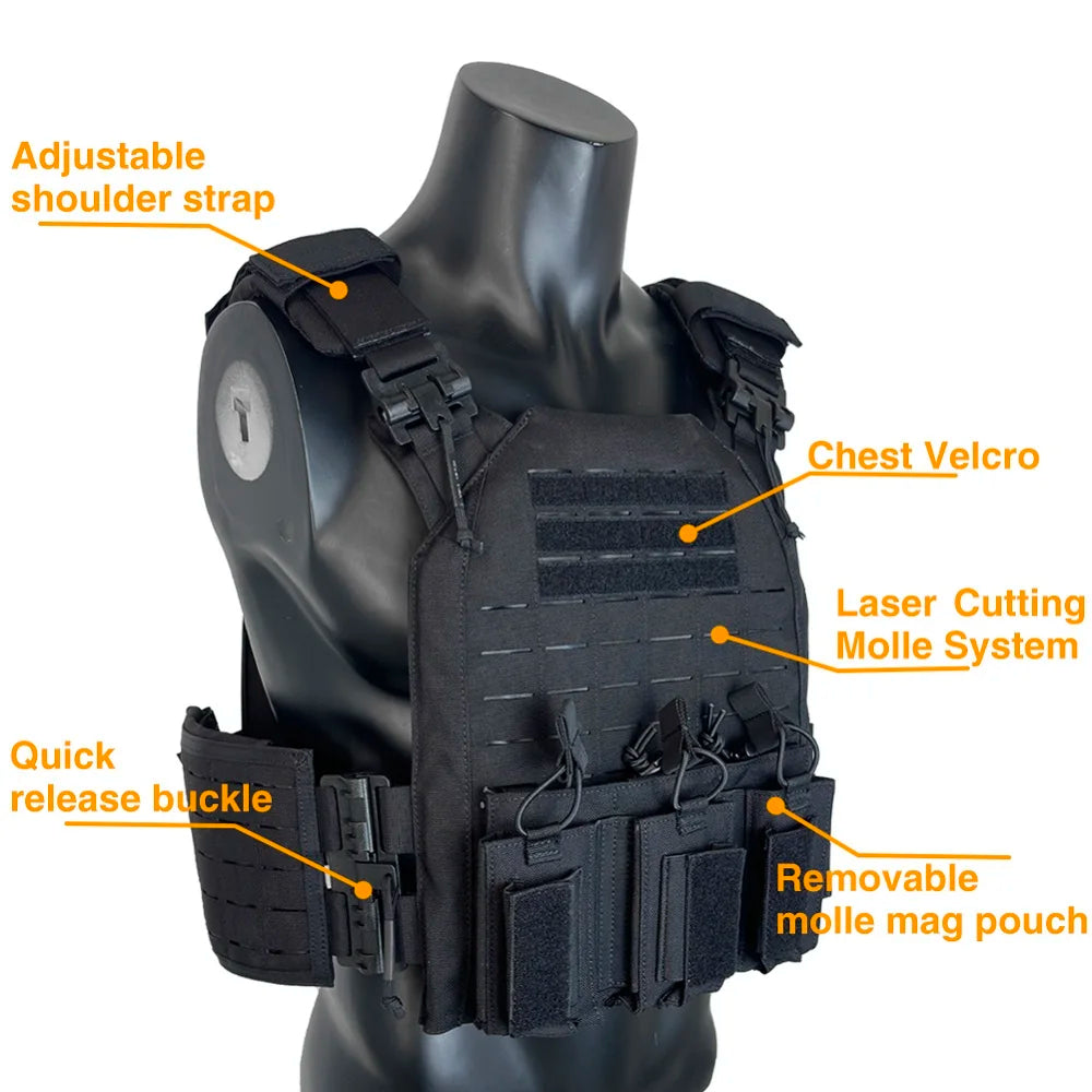 1000D Nylon FS Style Strandhogg laser cutting quick release tactical vest