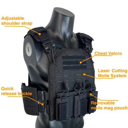 1000D Nylon FS Style Strandhogg laser cutting quick release tactical vest