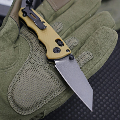 BM 290 model outdoor small knife, multifunctional folding knife, outdoor camping and fishing,