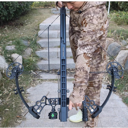Powerful Slingshot Compound Bow Metal Hunting Catapult Continuous Fire Accessories Steel Ball Arrow Fishing Shooting Recurve Bow