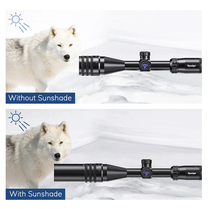 Tactical 4-16x44 AOE Riflescope Hunting Scopes Tactical  Red Green Illuminated Sight Sniper