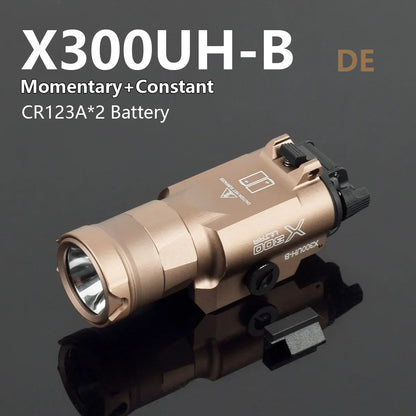 Tactical Surefire X300 X300U X300UH-B XH35 Pistol X300V Scout Light Airsoft Weapons Strobe Flashlight Hunting Gun Gear