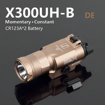 Tactical Surefire X300 X300U X300UH-B XH35 Pistol X300V Scout Light Airsoft Weapons Strobe Flashlight Hunting Gun Gear